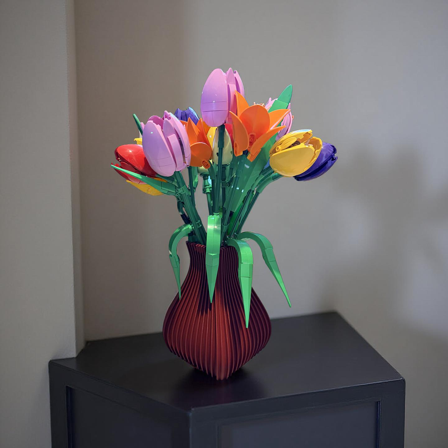 Vase For Lego Flowers Bouquet, Roses 10280 10374 & All Botanicals Collections
