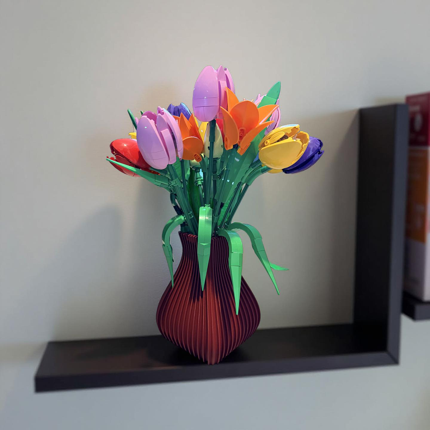 Vase For Lego Flowers Bouquet, Roses 10280 10374 & All Botanicals Collections