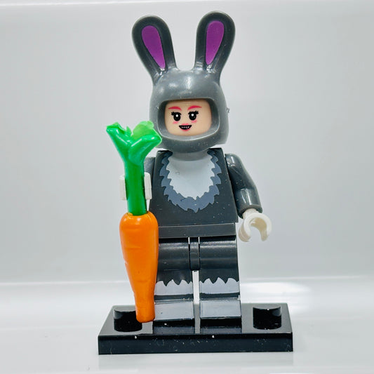 Custom Grey Rabbit/Bunny Minifigure