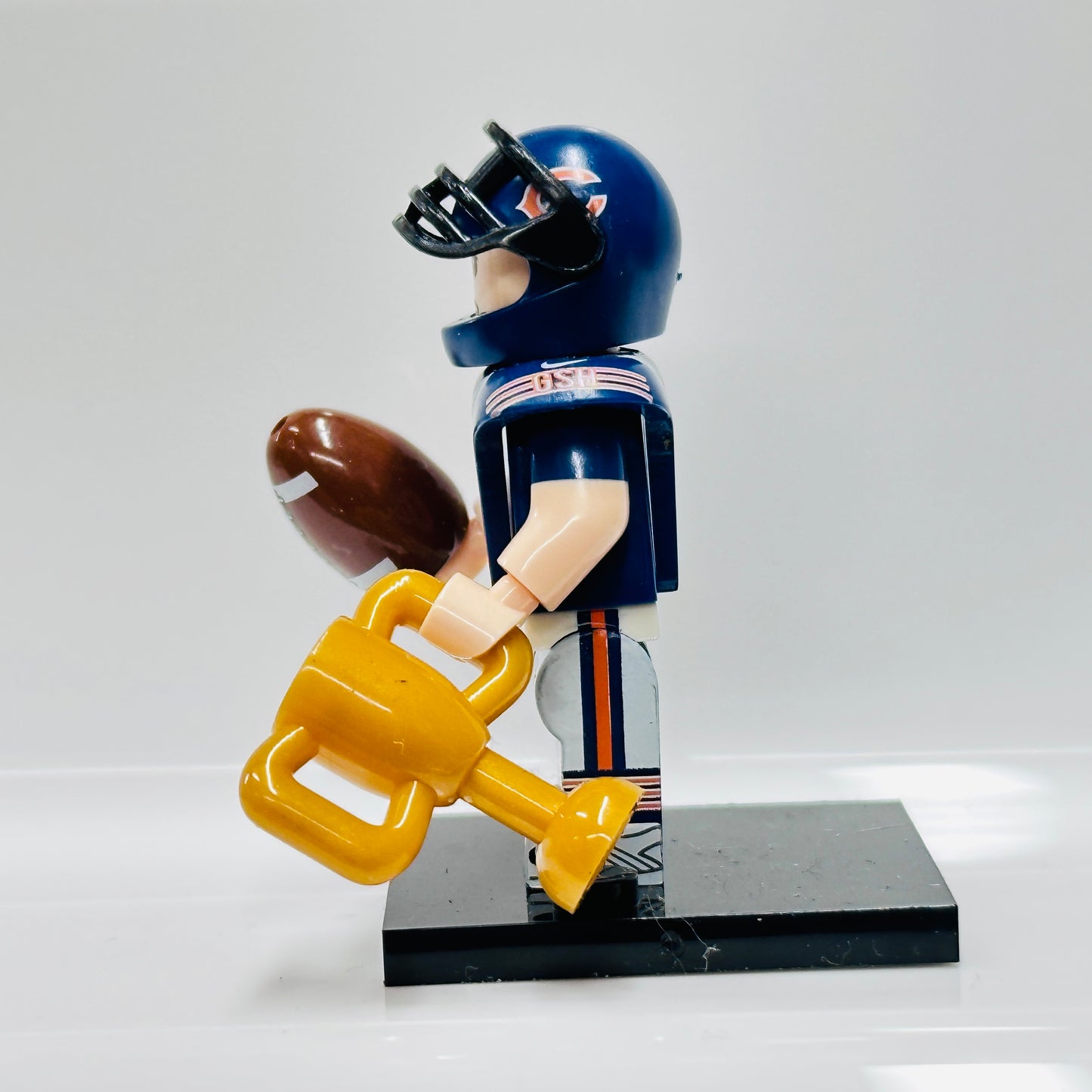 Custom American Footballer Minifigure Blue