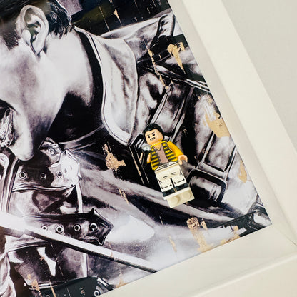 Freddie Mercury Minifigure in a Frame