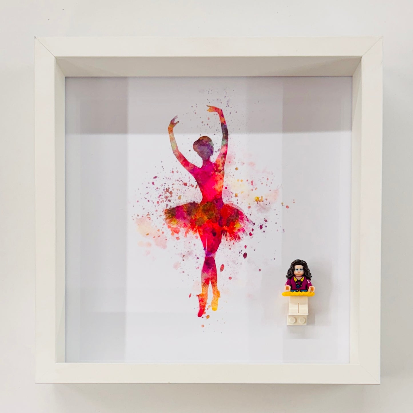 Ballerina/Dancer minifigure in a Frame