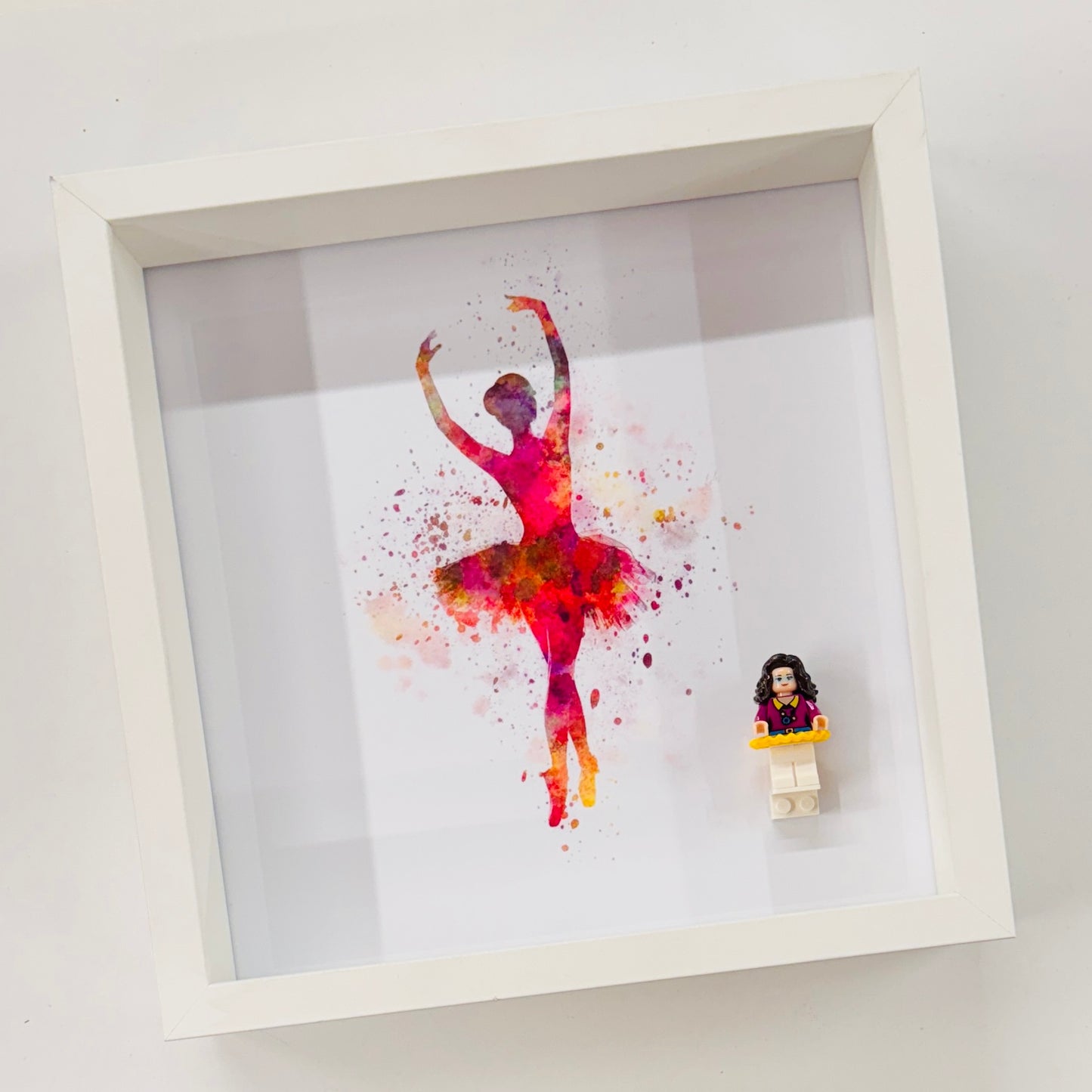 Ballerina/Dancer minifigure in a Frame