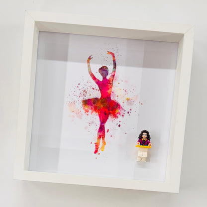 Ballerina/Dancer minifigure in a Frame