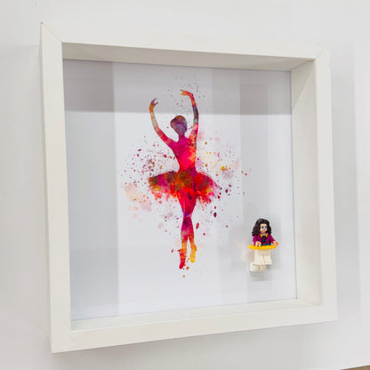 Ballerina/Dancer minifigure in a Frame