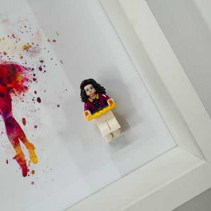 Ballerina/Dancer minifigure in a Frame