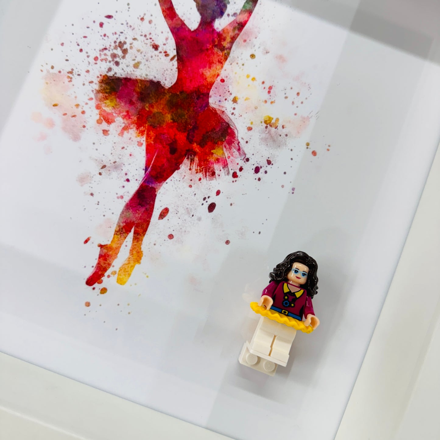 Ballerina/Dancer minifigure in a Frame