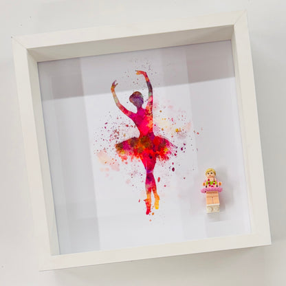 Ballerina/Dancer minifigure in a Frame