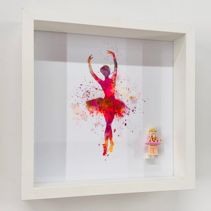 Ballerina/Dancer minifigure in a Frame