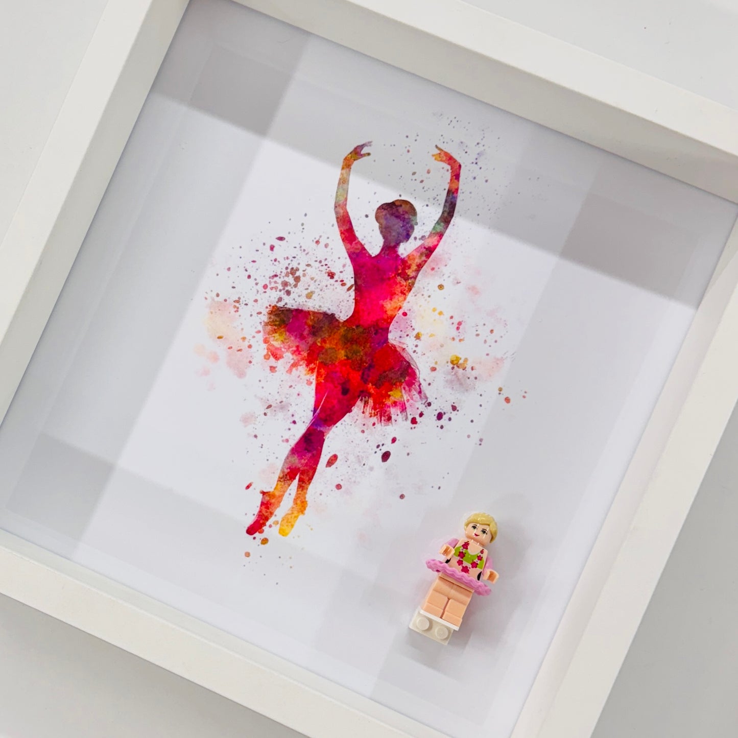 Ballerina/Dancer minifigure in a Frame