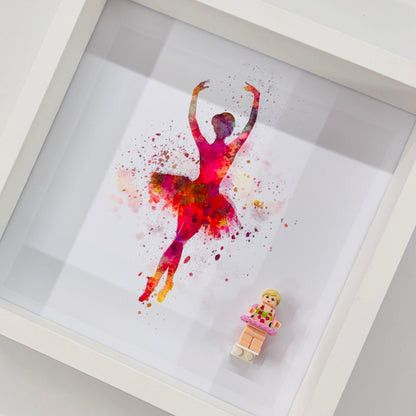 Ballerina/Dancer minifigure in a Frame