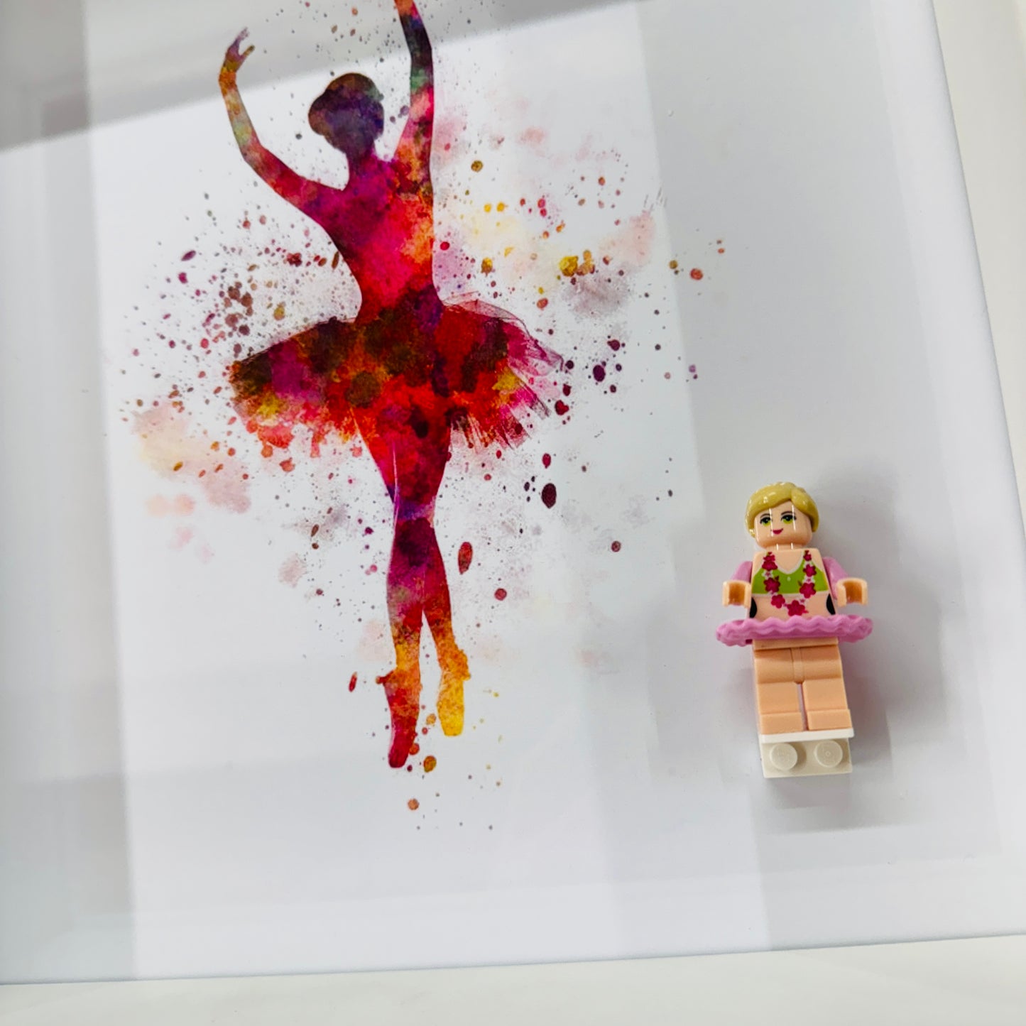 Ballerina/Dancer minifigure in a Frame