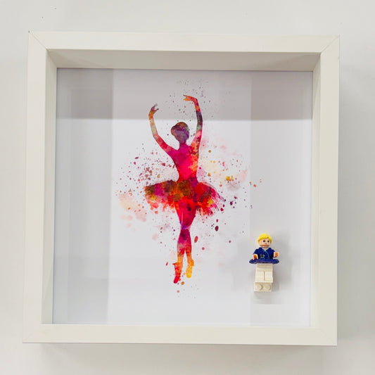 Ballerina/Dancer minifigure in a Frame