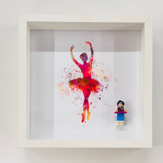 Ballerina/Dancer minifigure in a Frame