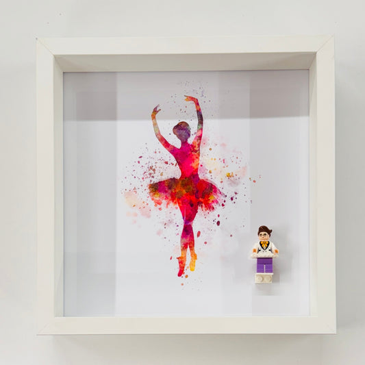 Ballerina/Dancer minifigure in a Frame