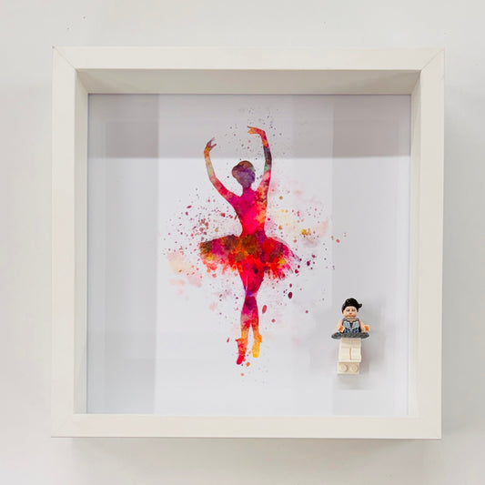 Ballerina/Dancer minifigure in a Frame