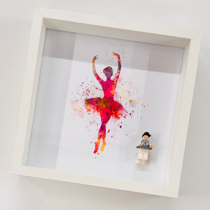 Ballerina/Dancer minifigure in a Frame