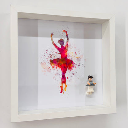 Ballerina/Dancer minifigure in a Frame