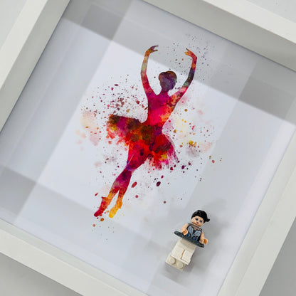 Ballerina/Dancer minifigure in a Frame