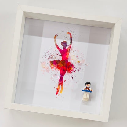 Ballerina/Dancer minifigure in a Frame