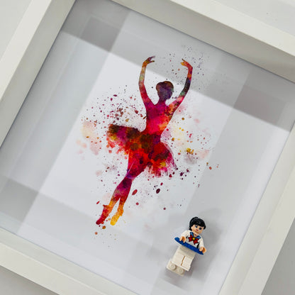 Ballerina/Dancer minifigure in a Frame