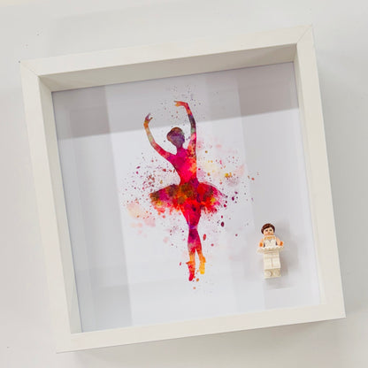 Ballerina/Dancer minifigure in a Frame