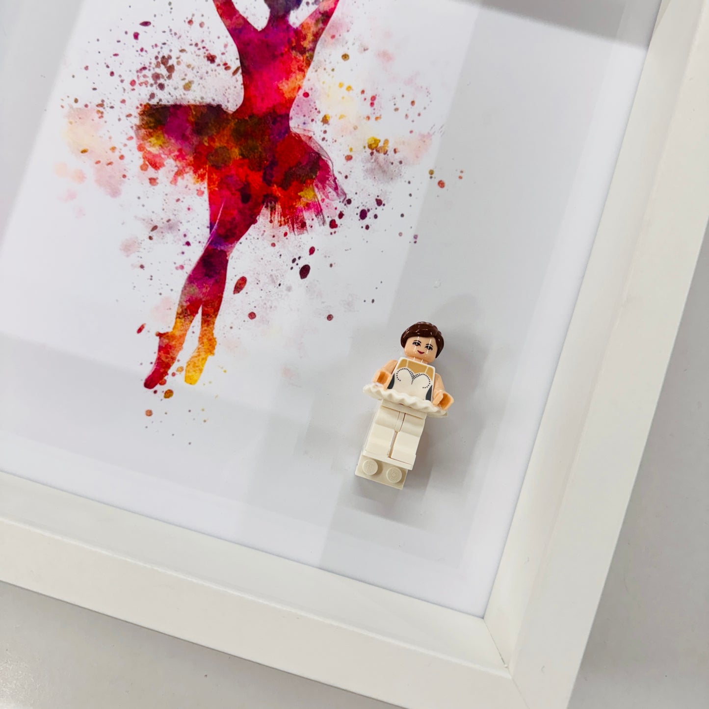 Ballerina/Dancer minifigure in a Frame