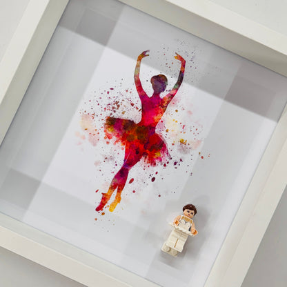 Ballerina/Dancer minifigure in a Frame