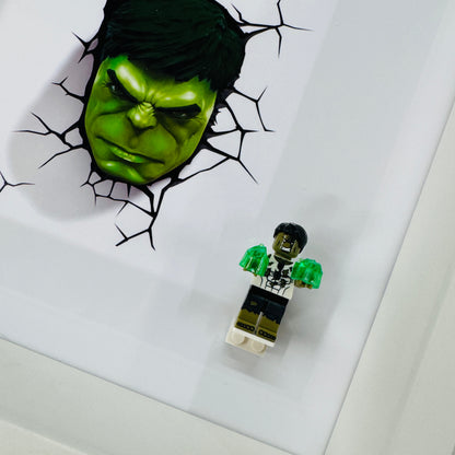 Hulk Minifigure in a Frame