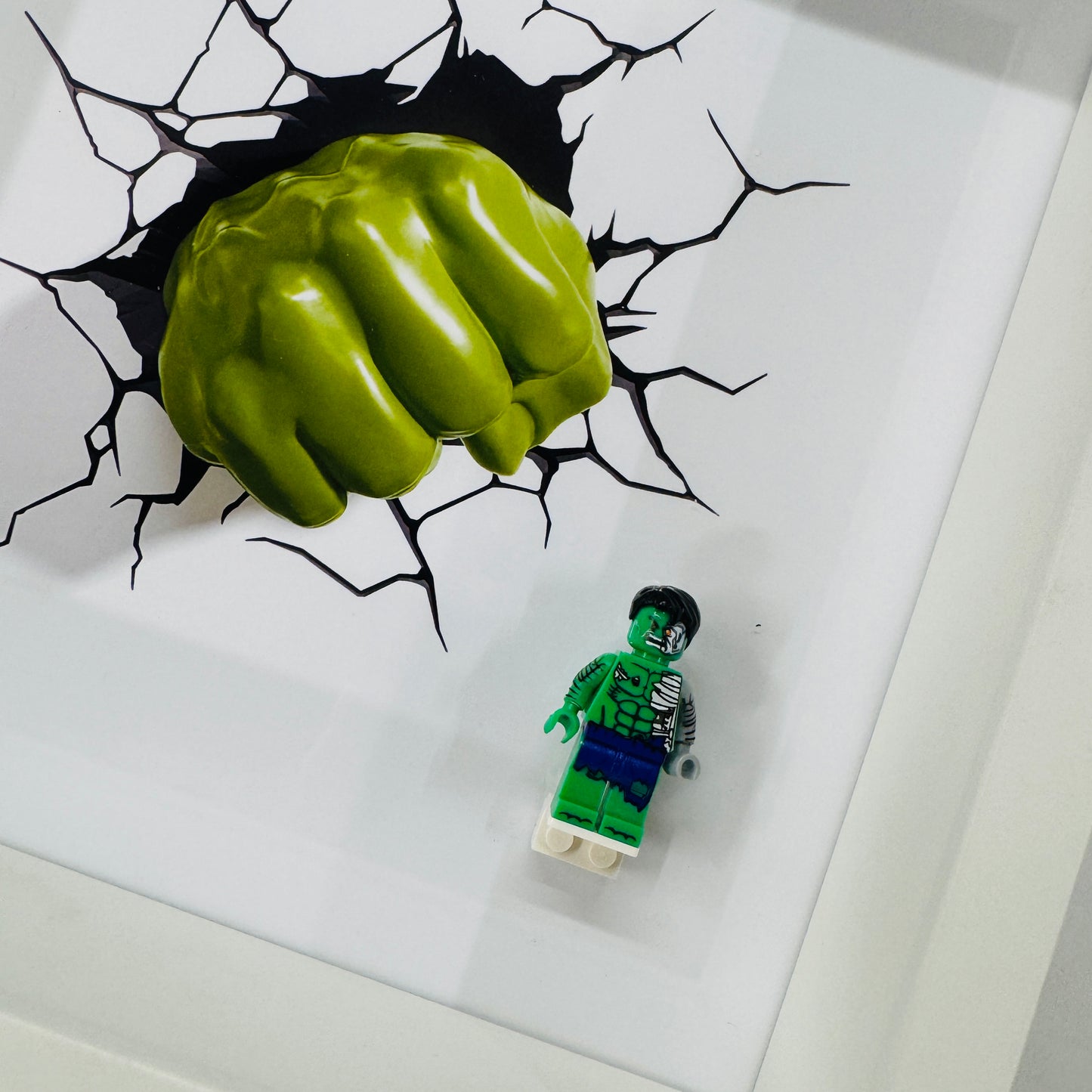 Hulk Minifigure in a Frame