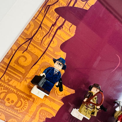 Indiana Jones Minifigures in a Frame