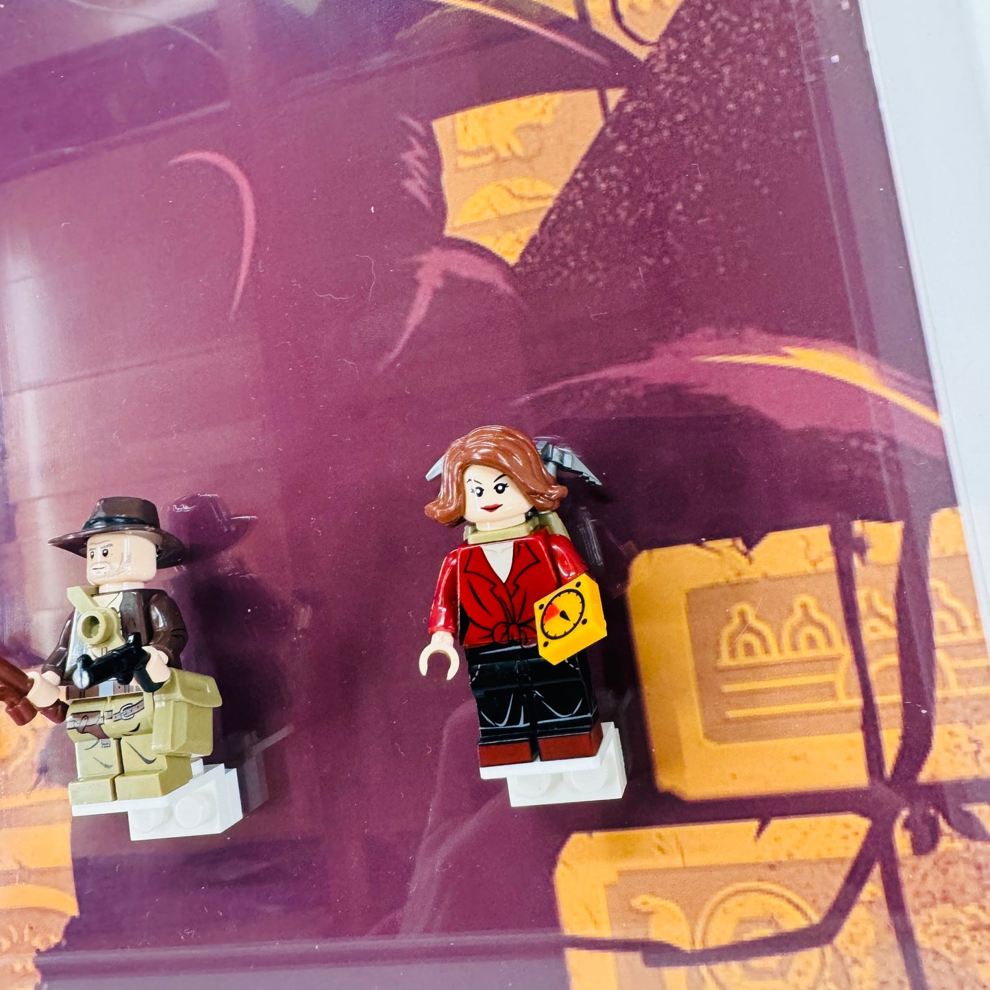 Indiana Jones Minifigures in a Frame