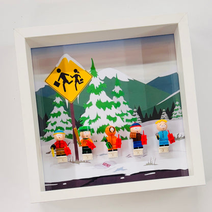 South Park Minifigures in a Frame