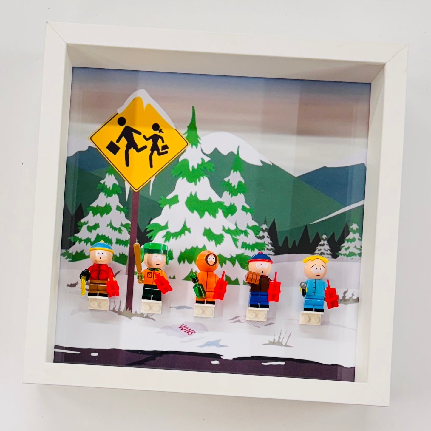 South Park Minifigures in a Frame