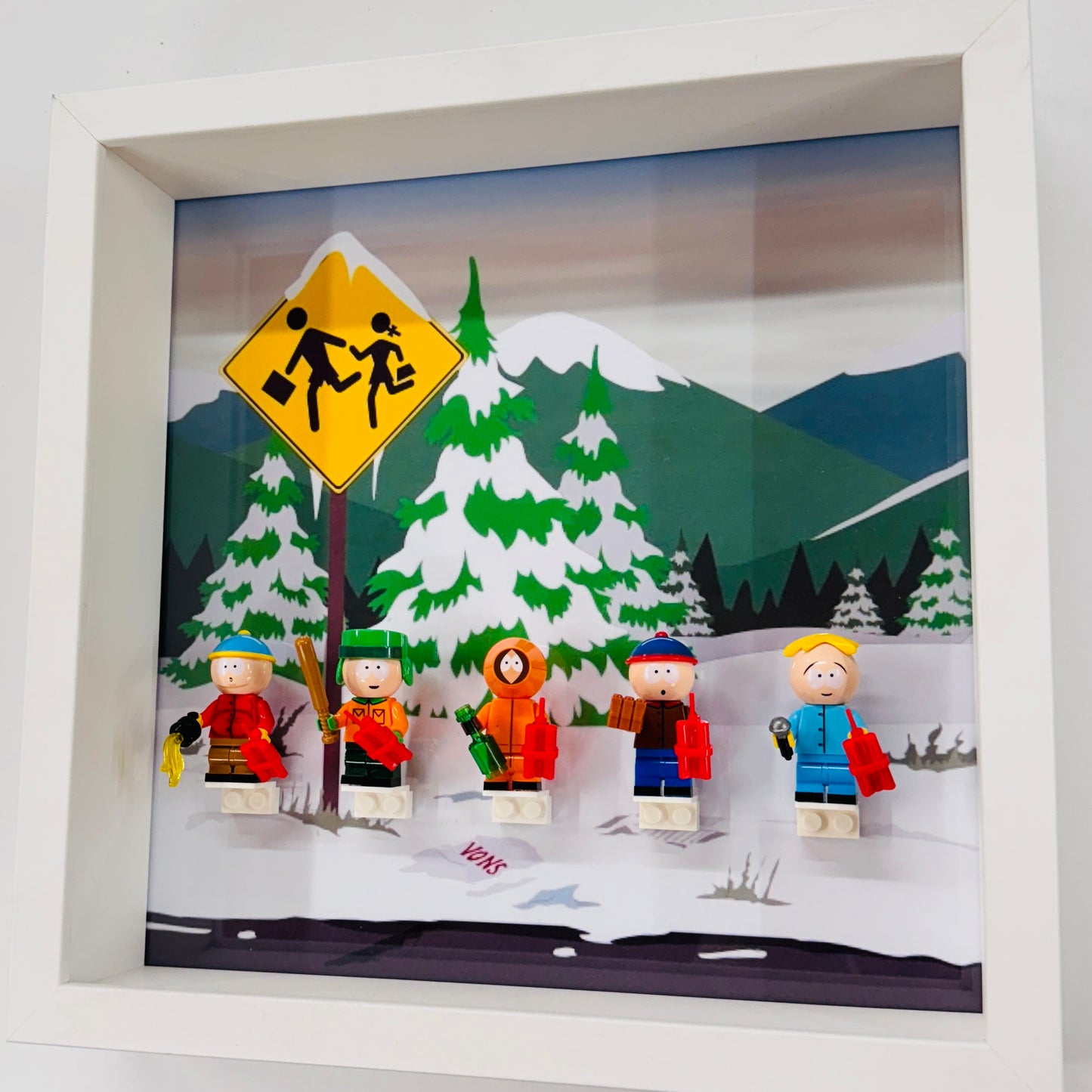 South Park Minifigures in a Frame