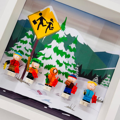 South Park Minifigures in a Frame