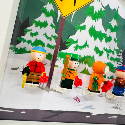 South Park Minifigures in a Frame