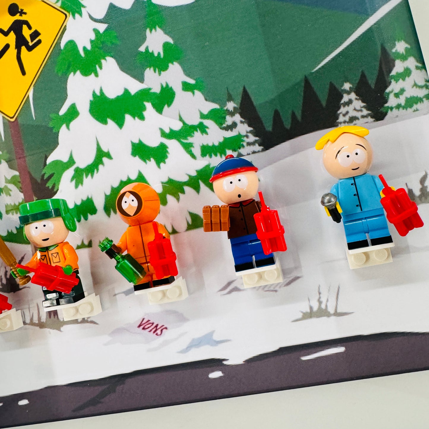 South Park Minifigures in a Frame