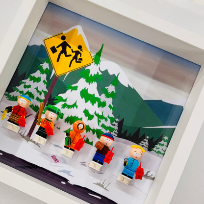 South Park Minifigures in a Frame