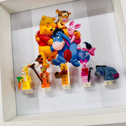 Winnie the Pooh Minifigures in a Frame