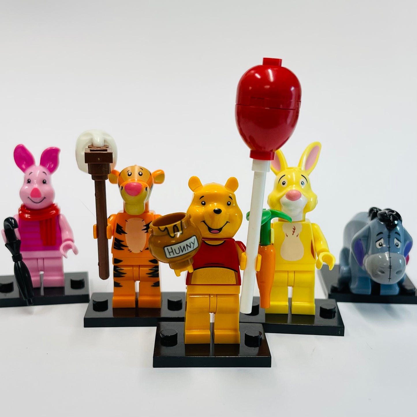 Custom Winnie The Pooh Set Of 5 Minifigures