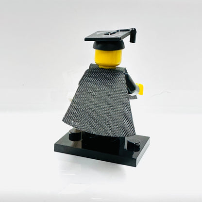 Custom Graduation Girl With Black Glasses Minifigure, Limited Stock