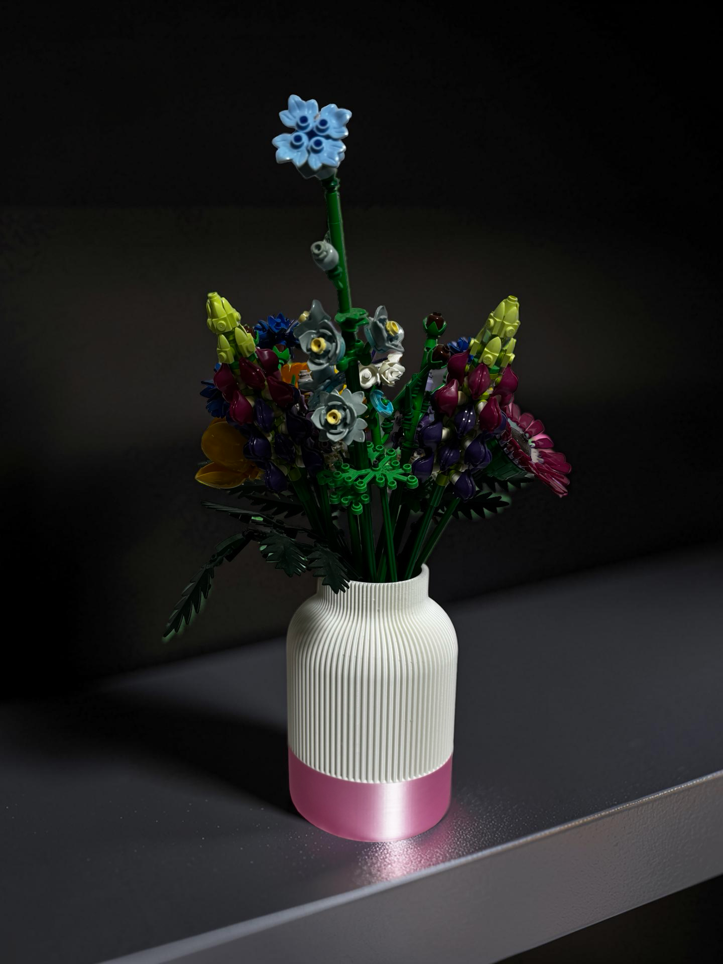 Vase Oval For Lego®Flowers Botanical Collections Bouquet & Roses 10280 10374