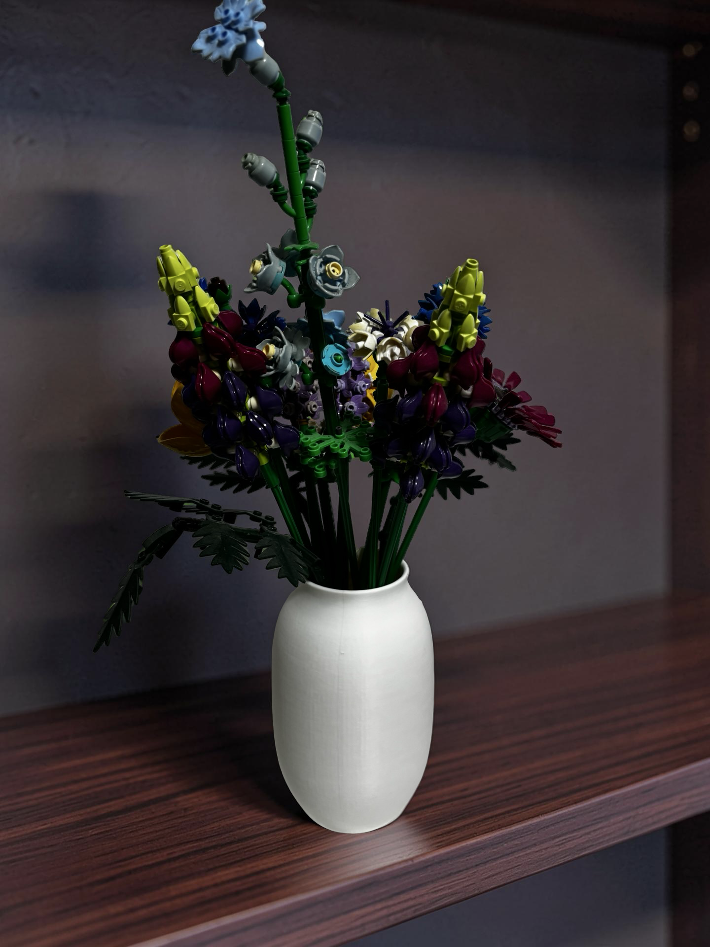 Rose Vase For Lego Flowers Bouquet, Roses 10280 10374 All Botanicals Collections