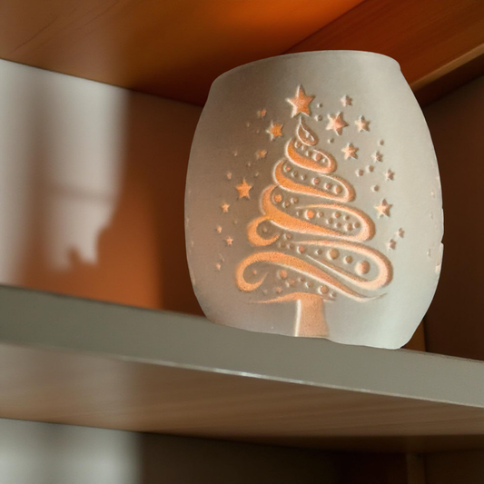 Trio of Christmas Tree Tealight Holders