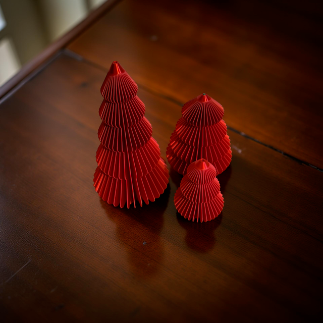 Trio of Christmas Trees