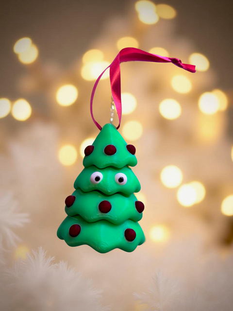 Christmas Tree Keychain/Fidget/Christmas Tree Decoration