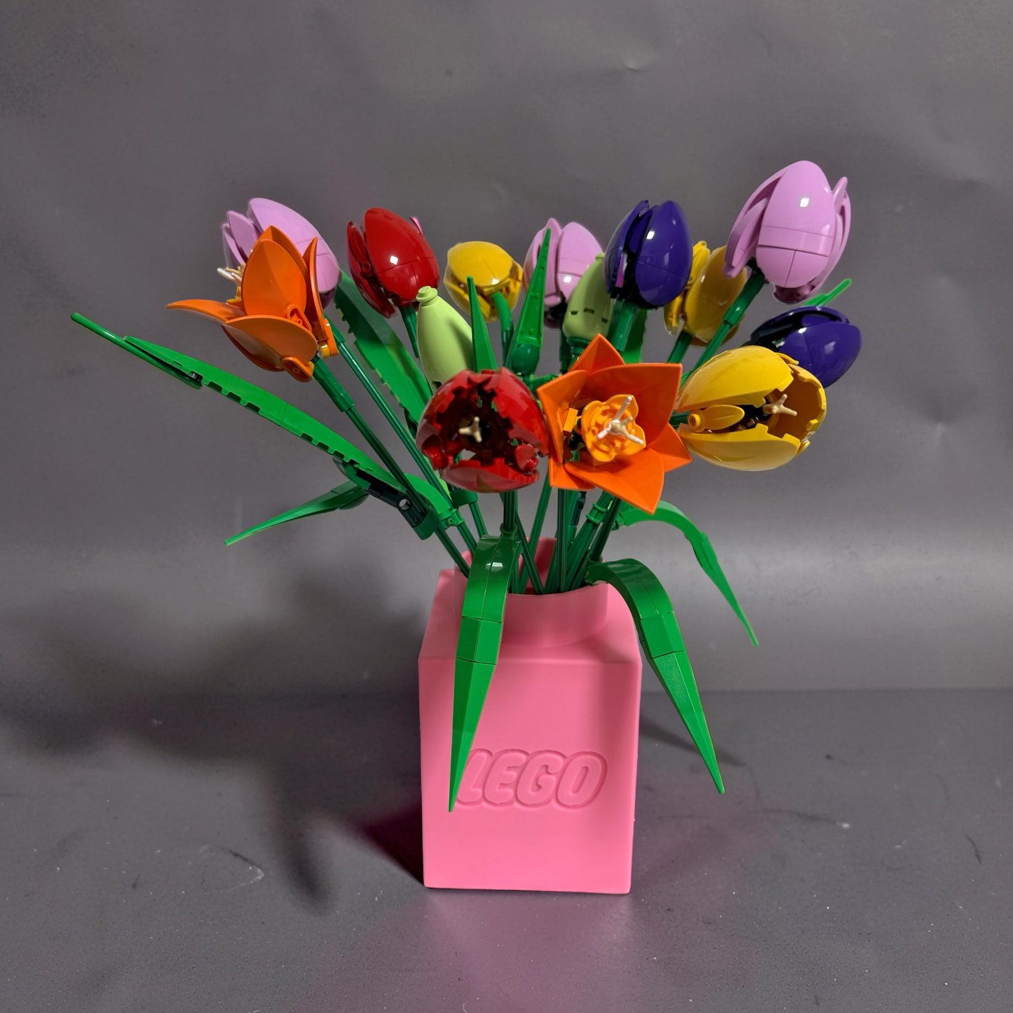 Lego Inspired Square Vase – Perfect for LEGO® Botanicals Displays 10280