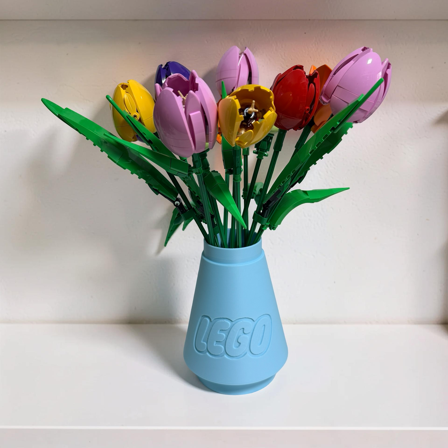 Lego Inspired Cone Vase – Perfect for LEGO® Botanicals Displays 10280
