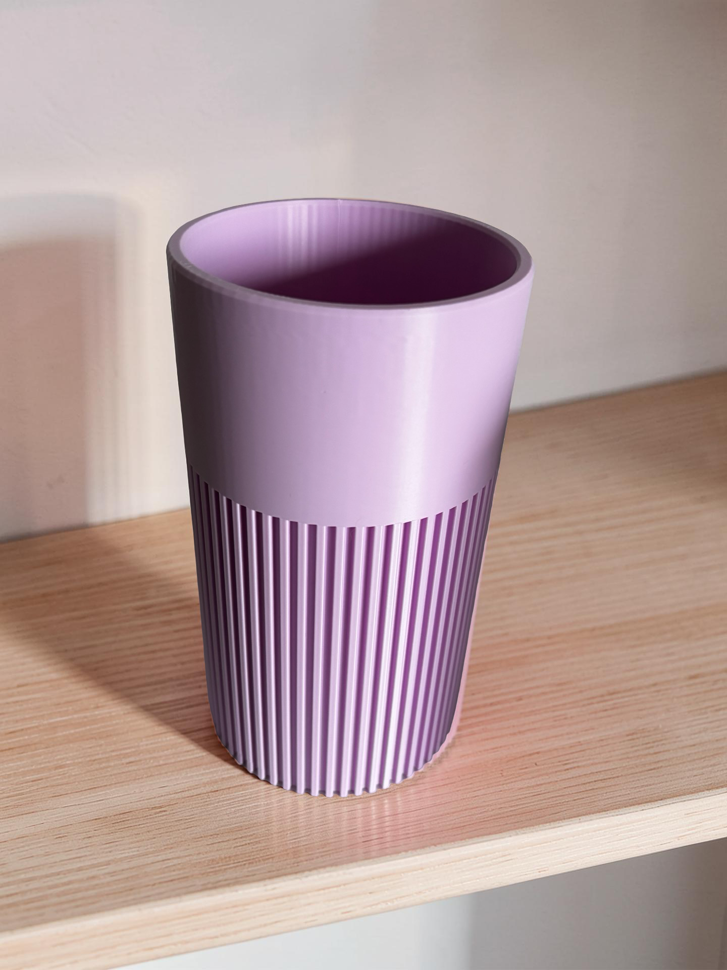 Vase for LEGO Bouquets, Botanicals & Flowers Sets 10313 | Modern Ribbed Vase